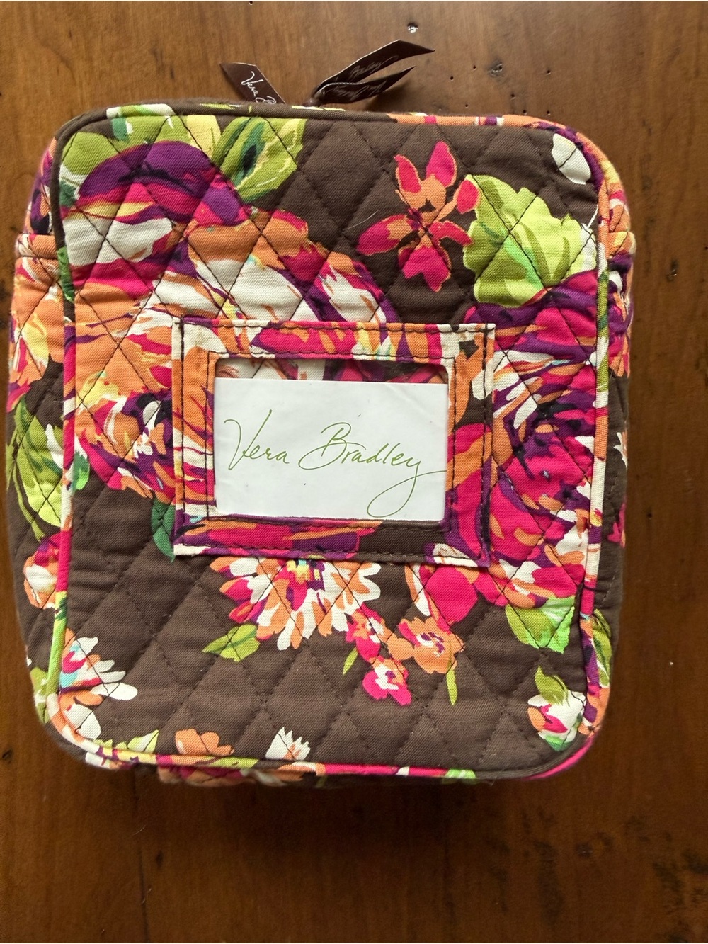 Vera Bradley English Rose Quilted Insulated Floral Lunch Box